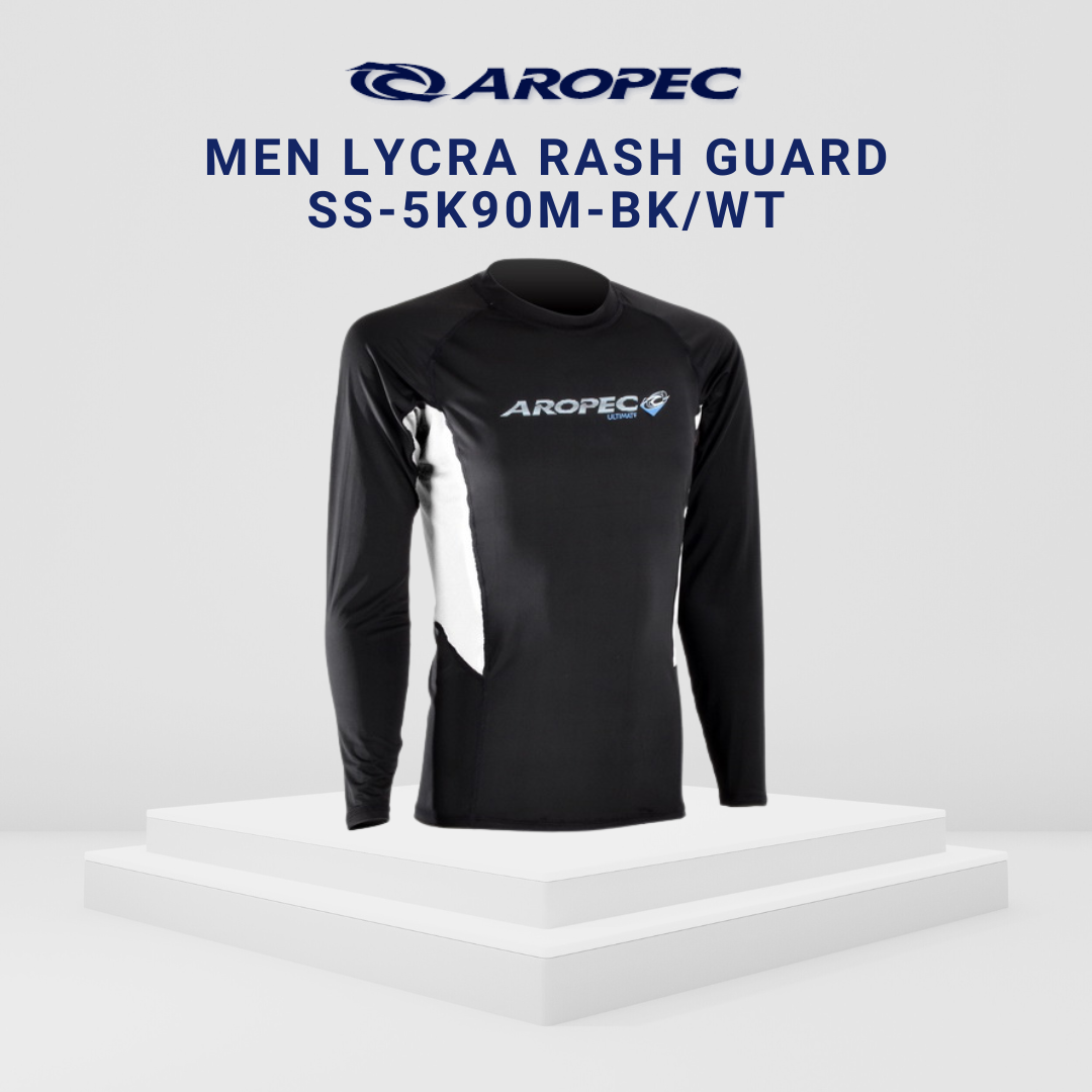 Aropec Men Lycra Long Sleeve Rash Guard Mixed Colours
