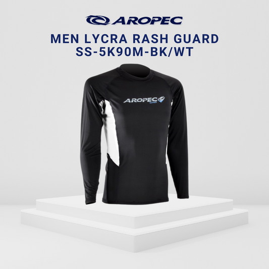 Aropec Men Lycra Long Sleeve Rash Guard Mixed Colours