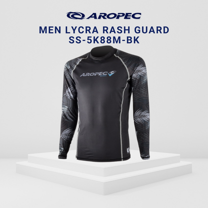Aropec Men Lycra Long Sleeve Rash Guard Mixed Colours