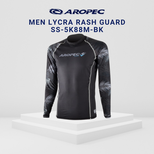 Aropec Men Lycra Long Sleeve Rash Guard Mixed Colours