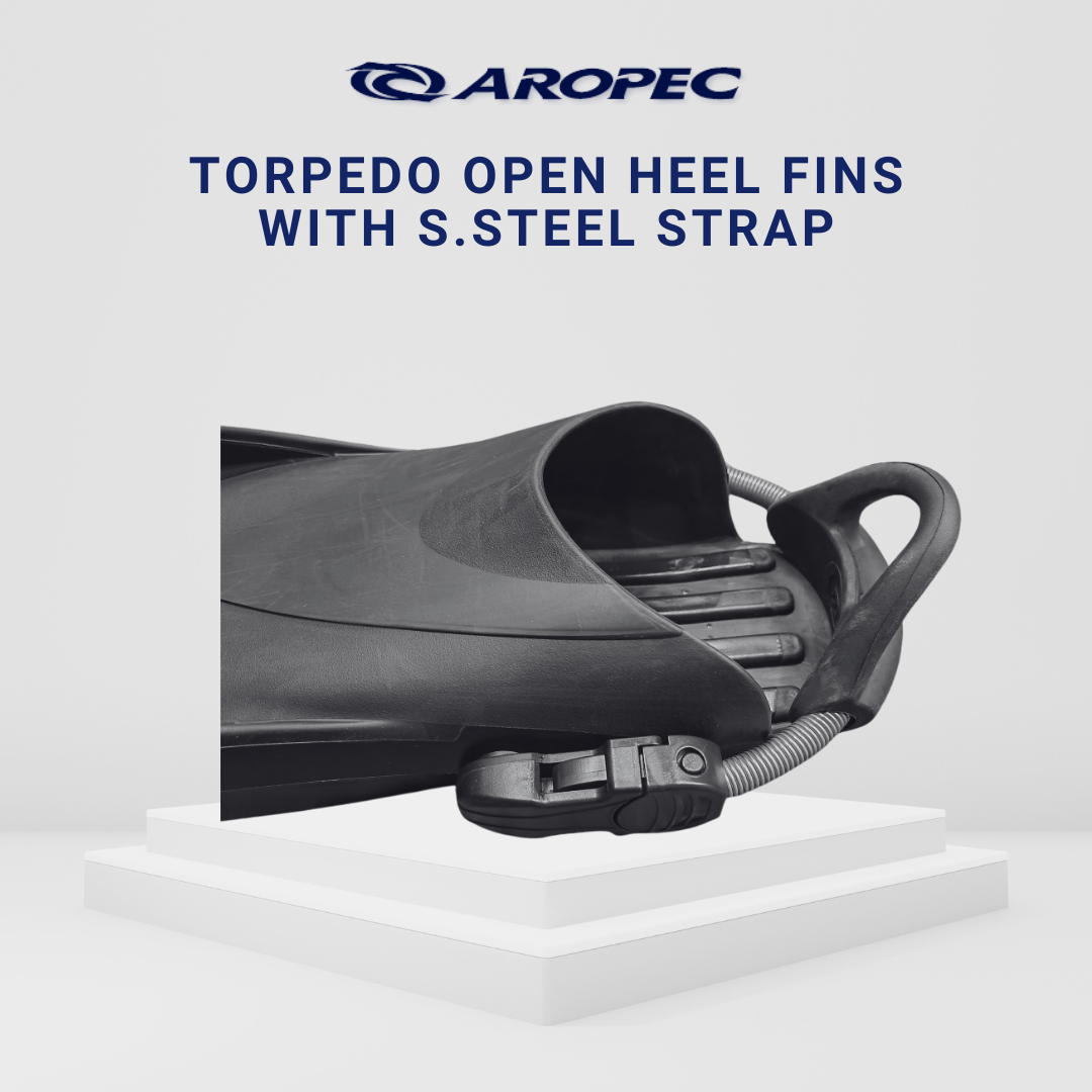 Aropec F-GY07 Torpedo Open Heel Fins