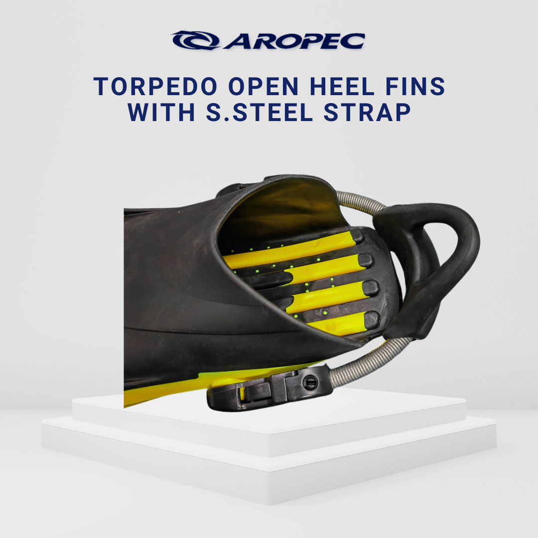 Aropec F-GY07 Torpedo Open Heel Fins