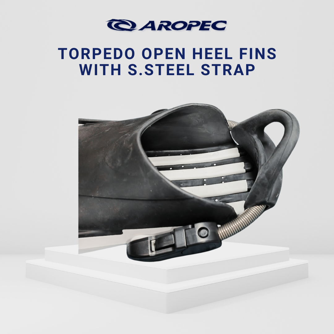 Aropec F-GY07 Torpedo Open Heel Fins