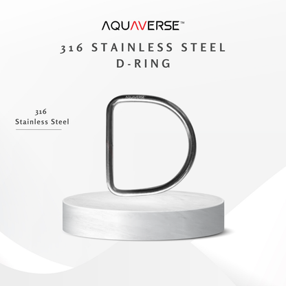 Aquaverse 316 Stainless Steel D-Ring