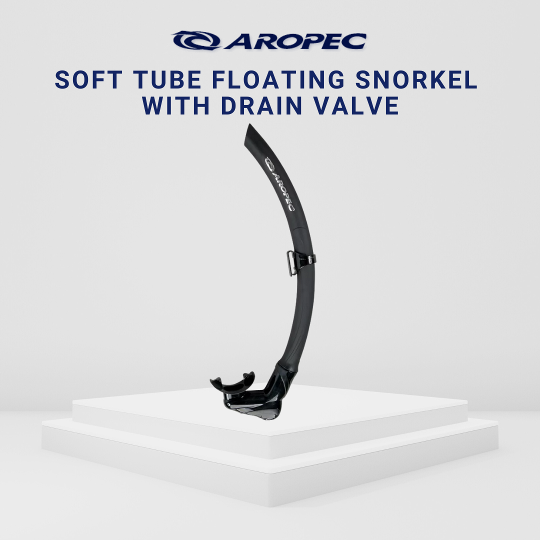 Aropec TPR Floating Snorkel with Purge Valve