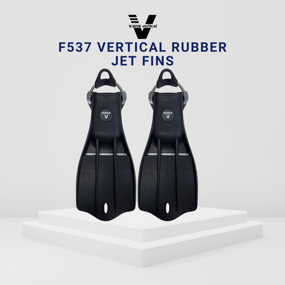 Vdive F537 Rubber Jetfin with Adjustable Spring Strap