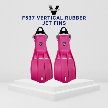 Vdive F537 Rubber Jetfin with Adjustable Spring Strap