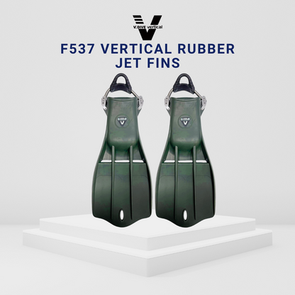 Vdive F537 Rubber Jetfin with Adjustable Spring Strap