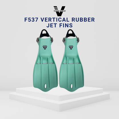 Vdive F537 Rubber Jetfin with Adjustable Spring Strap