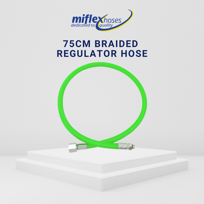 Miflex 75cm Braided Regulator Hose