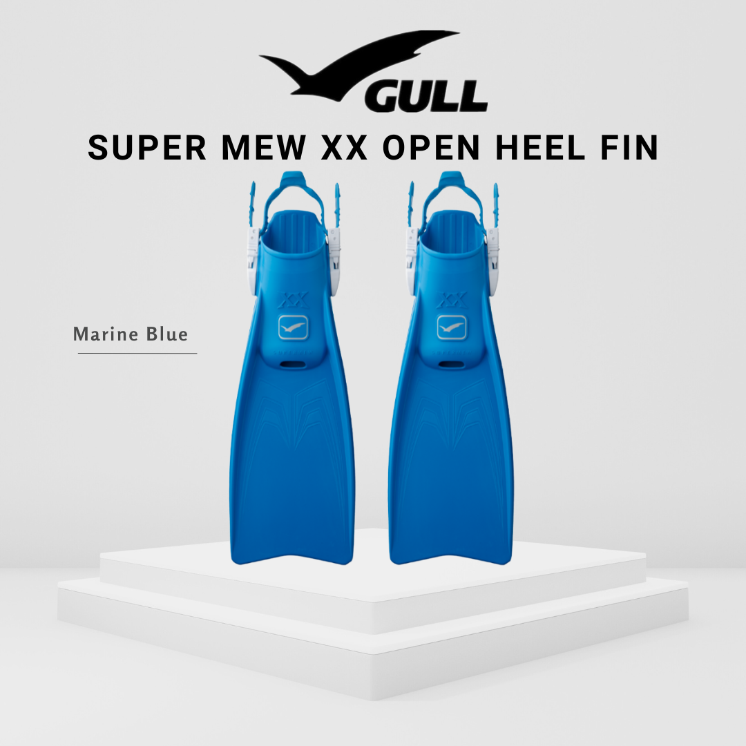 Gull Super Mew XX Open Heel Fins