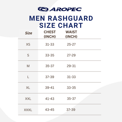 Aropec Men Lycra Long Sleeve Rash Guard Mixed Colours