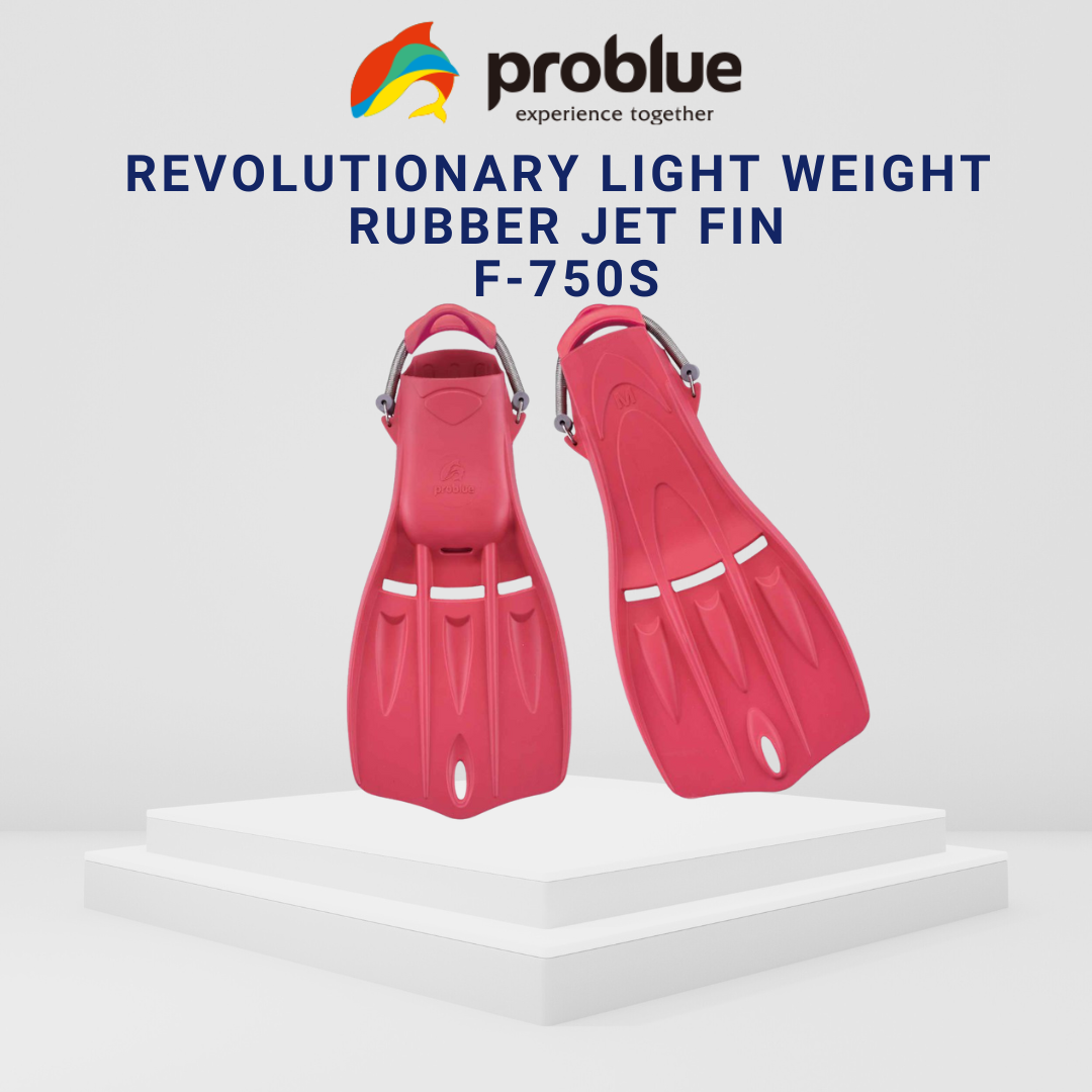 Problue Revolutionary Light Weight Rubber Light Jet Fins