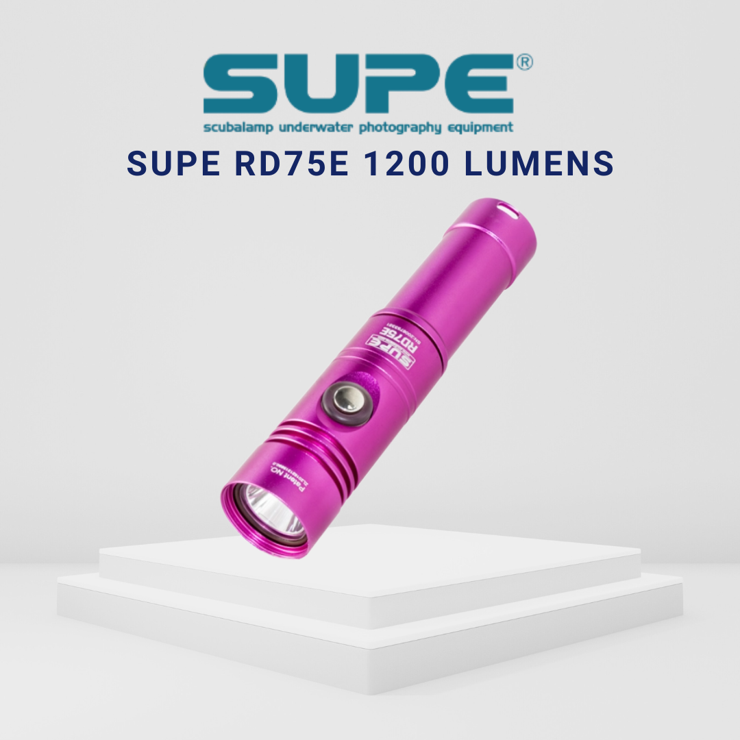 SUPE RD75E 1200 Lumens Dive Torch