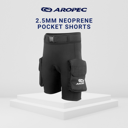Aropec Unisex 2.5mm Neoprene Pocket Shorts