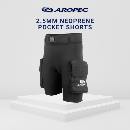 Aropec Unisex 2.5mm Neoprene Pocket Shorts