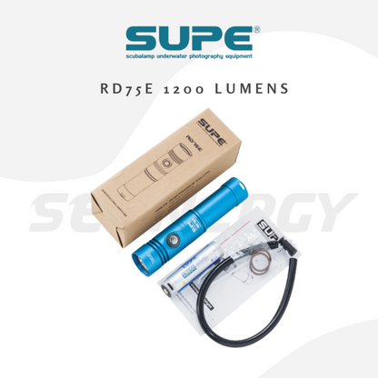 SUPE RD75E 1200 Lumens Dive Torch