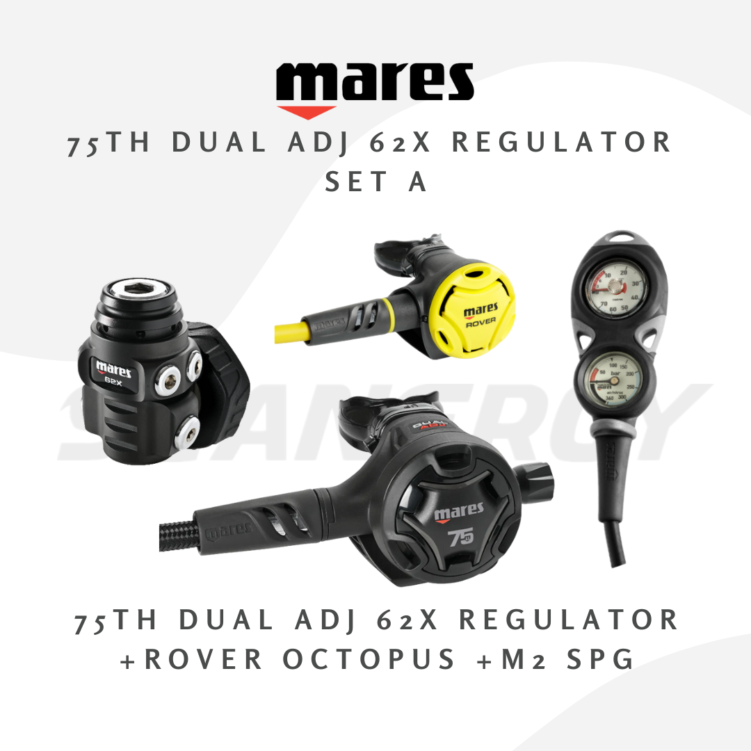 Mares Dual Adj 62X 75周年限量版