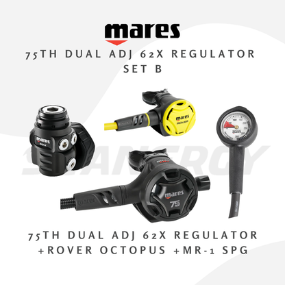 Mares Dual Adj 62X 75周年限量版