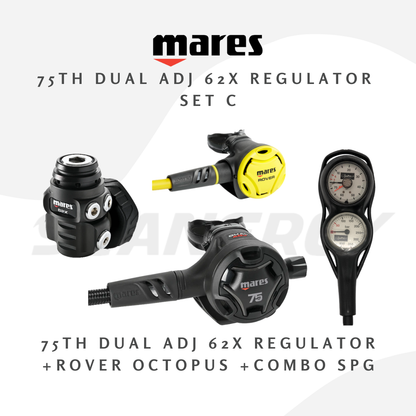 Mares Dual Adj 62X 75周年限量版