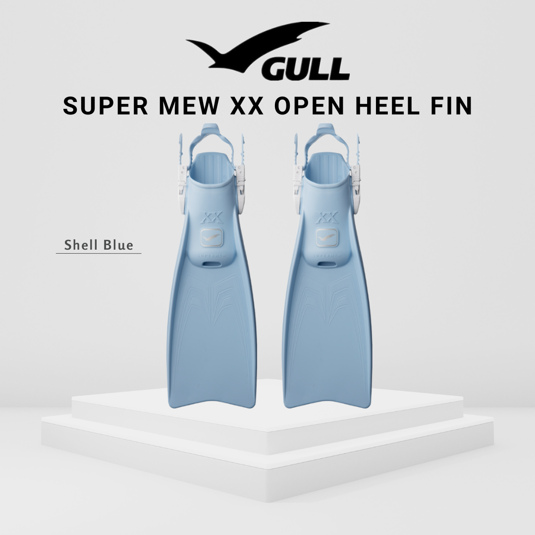 Gull Super Mew XX Open Heel Fins