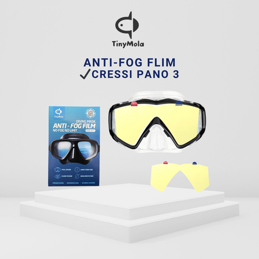 Tinymola Anti-Fog Flim For Cressi Pano 3 Mask