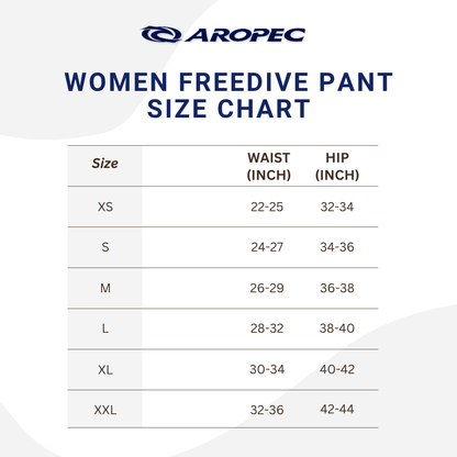 Aropec Women 3mm Super Stretch Neoprene Freediving Reverse Suit