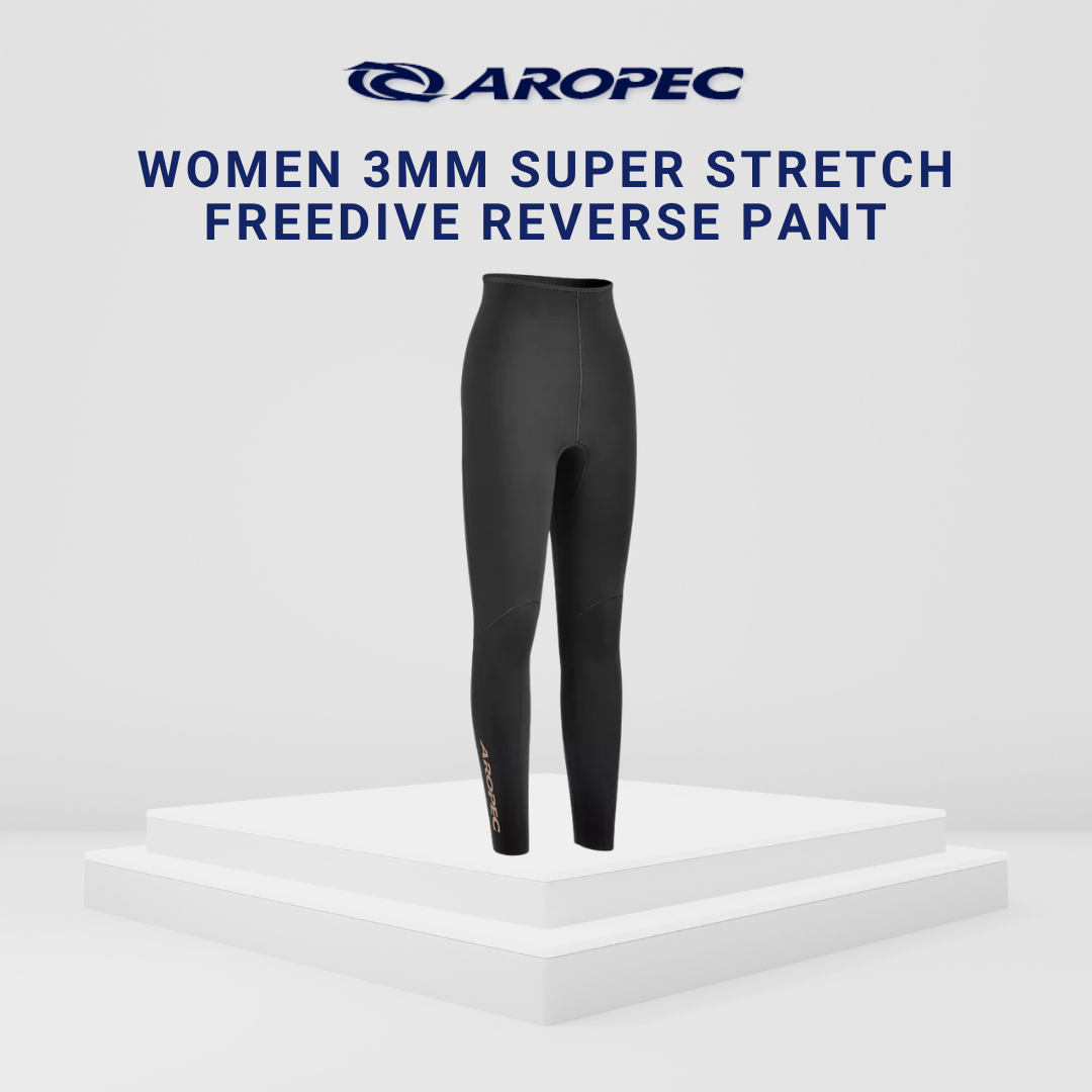 Aropec Women 3mm Super Stretch Neoprene Freediving Reverse Suit