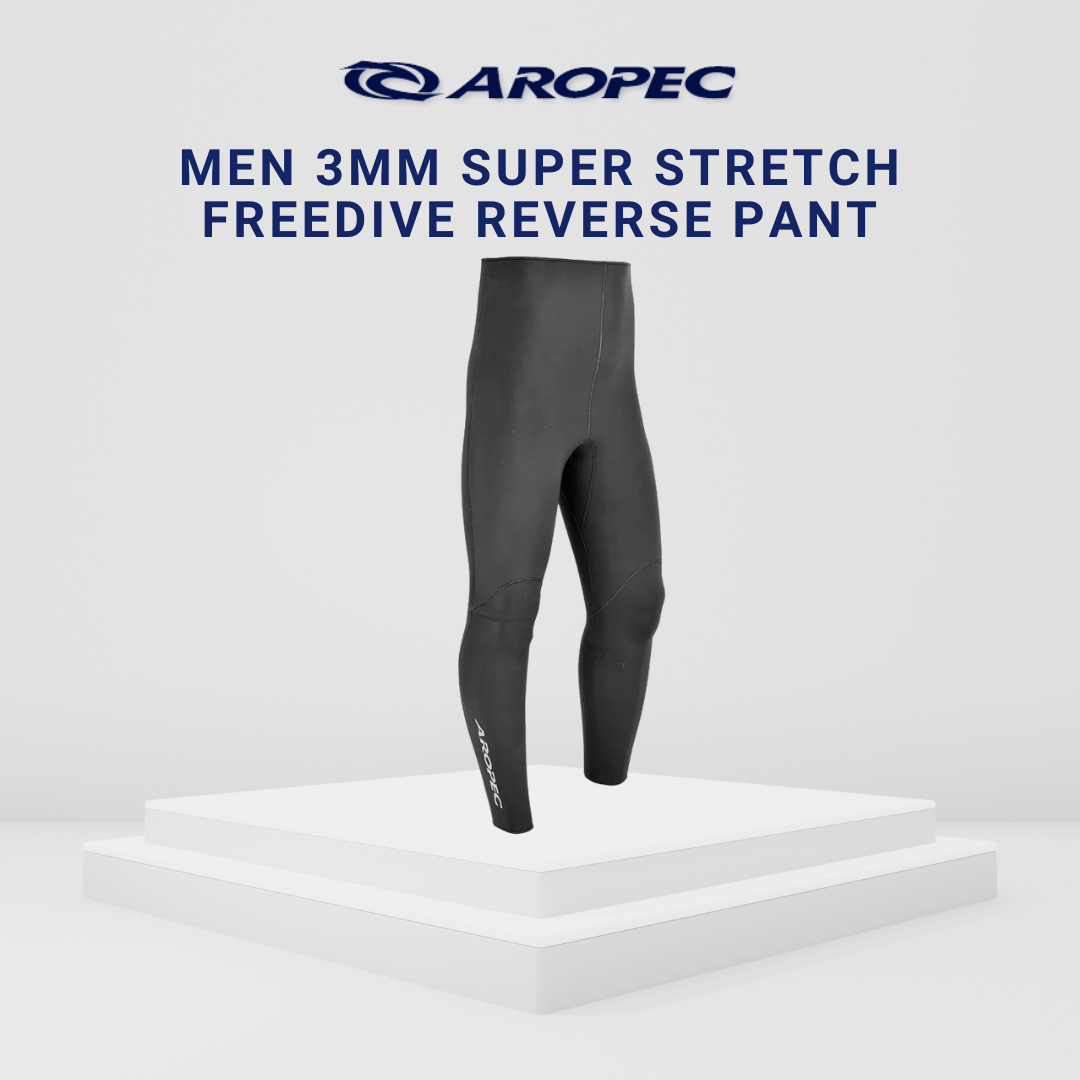 Aropec Men 3mm Super Stretch Neoprene Freediving Reverse Suit