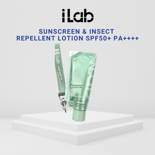 iLab 2IN1 Max-Spectrum Invisible Sunscreen & Insect Repellent Lotion SPF50+ PA++++