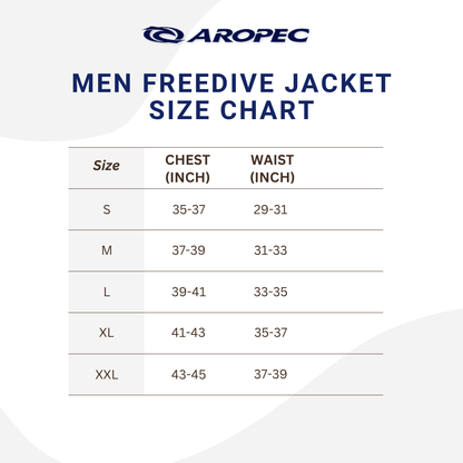 Aropec Men 3mm Super Stretch Neoprene Freediving Reverse Suit