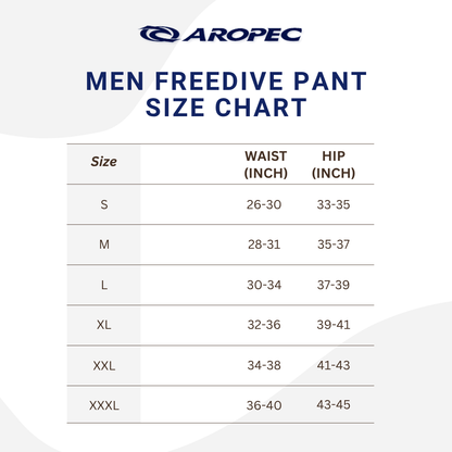 Aropec Men 3mm Super Stretch Neoprene Freediving Reverse Suit