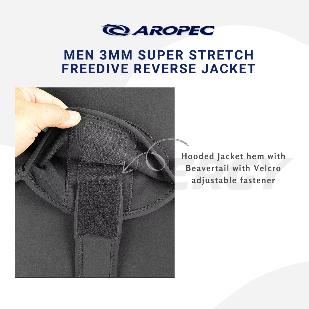 Aropec Men 3mm Super Stretch Neoprene Freediving Reverse Suit