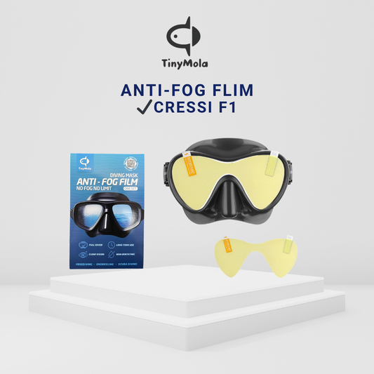 Tinymola Anti-Fog Flim For Cressi F1 Mask
