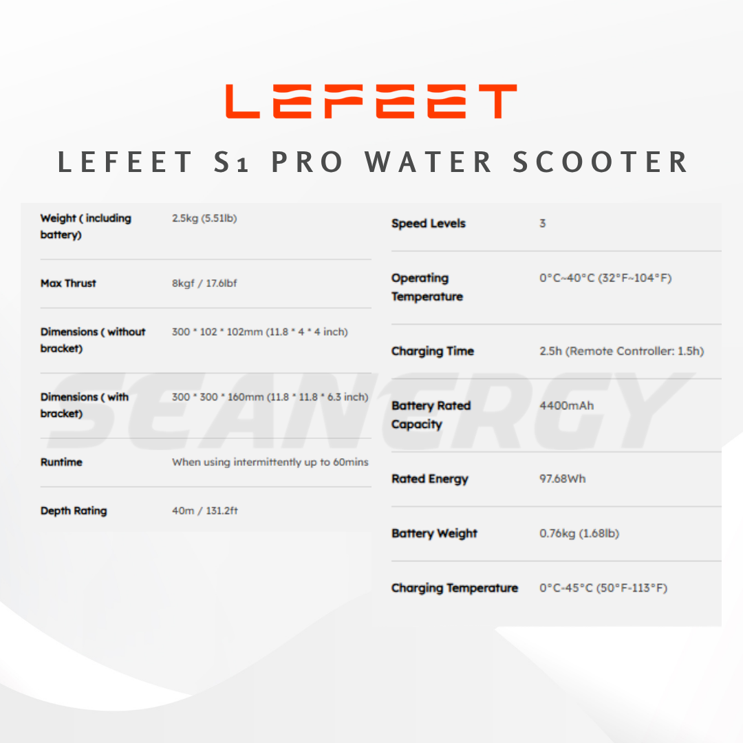 LEFEET S1 PRO Water Scooter