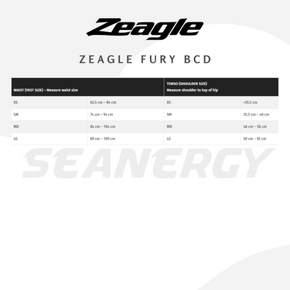 Zeagle Fury QLR Adjustable BCD