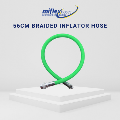 Miflex 56cm Braided Inflator/BCD Hose