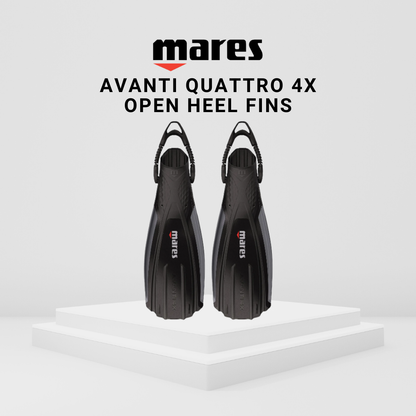 Mares Avanti Quattro 4X Open Heel Fins