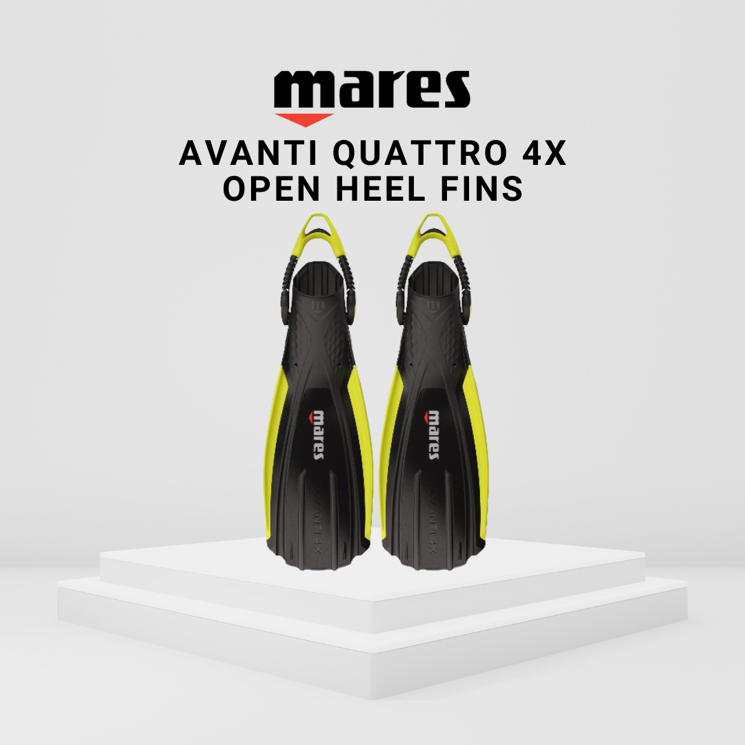 Mares Avanti Quattro 4X Open Heel Fins