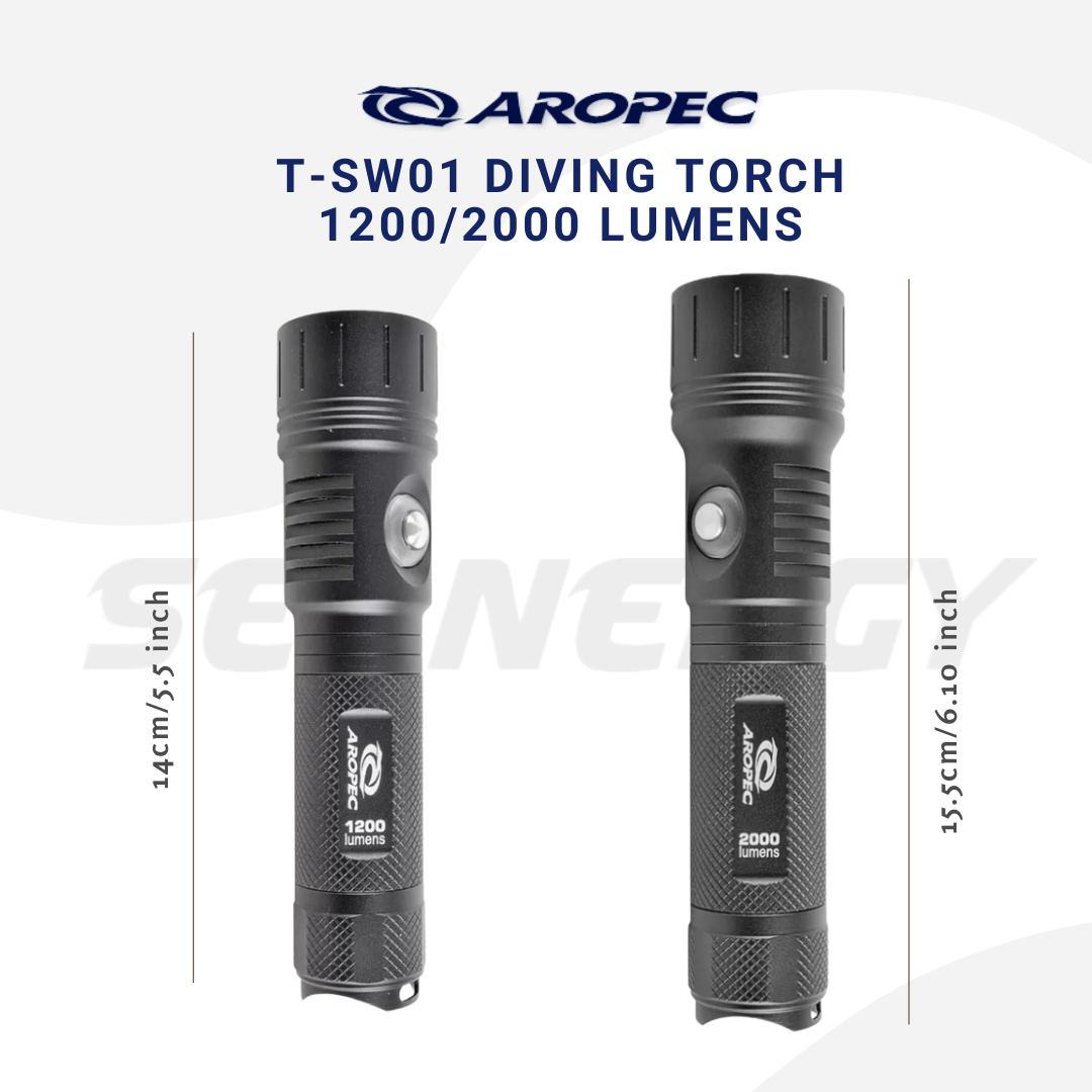 Aropec Magnetic Charging Dive Torch