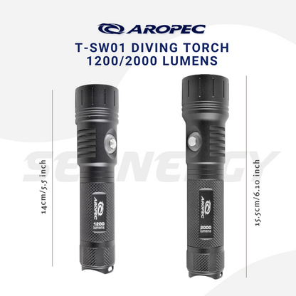 Aropec Magnetic Charging Dive Torch