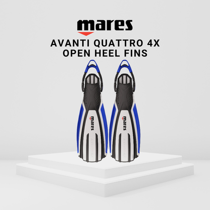 Mares Avanti Quattro 4X Open Heel Fins