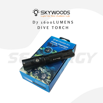 Skywoods D7 1600 Lumens Dive Torch