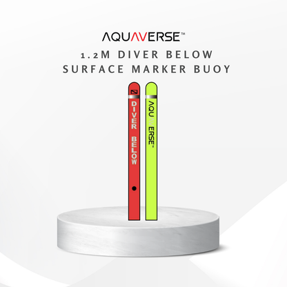 Aquaverse 1.2m Diver Below Surface Marker Buoy(SMB)