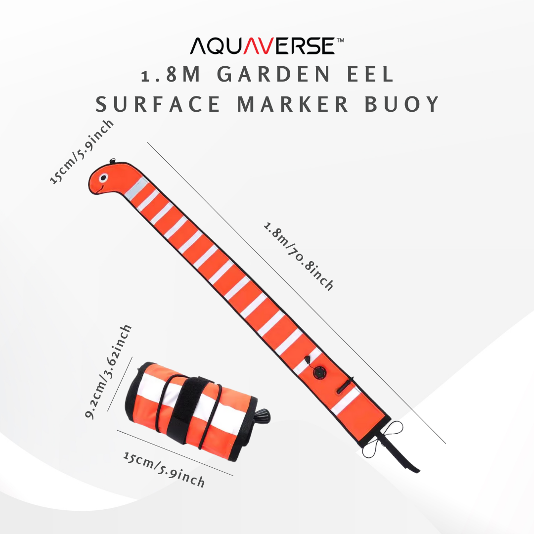 1.8M Garden Eel Surface Marker Buoy (SMB)