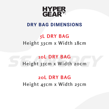 Hypergear Dry Bag 5L/10L/20L