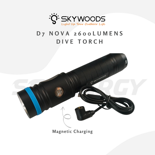 Skywoods D7 Nova 2600 Lumens Dive Torch