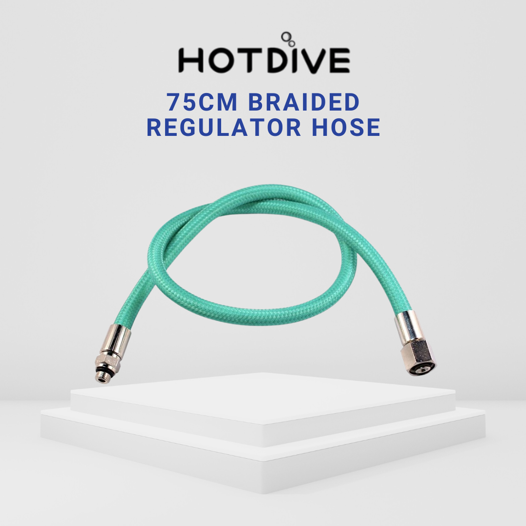Hotdive/Miflex 75cm Braided Regulator Hose