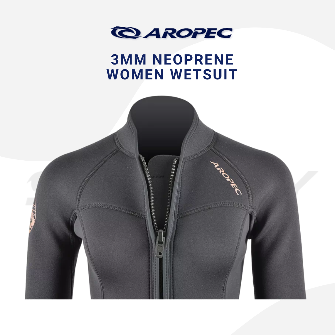 Aropec Women 3mm Neoprene Wetsuit Jacket