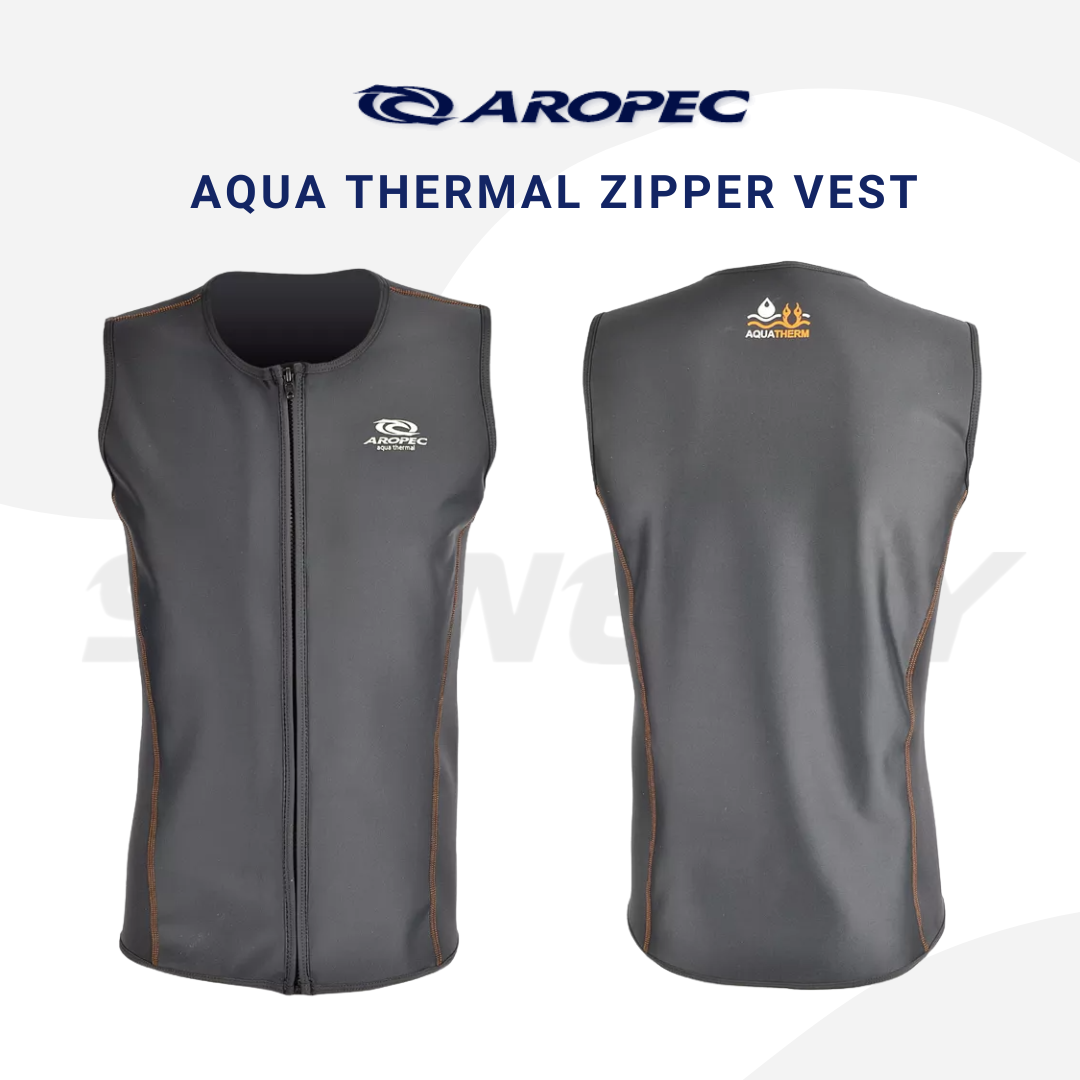 Aropec Unisex Aqua Thermal Zipper Vest